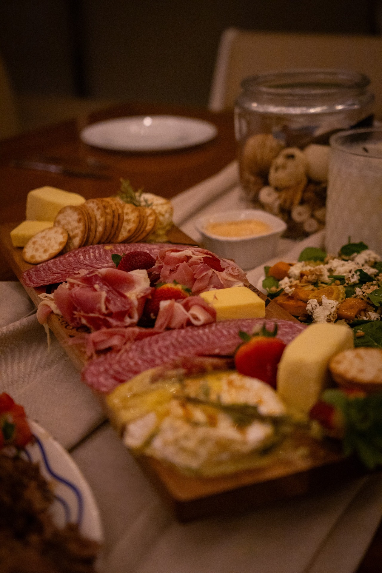 Small share tapas and grazing plates aboard sunset sailing cruise
